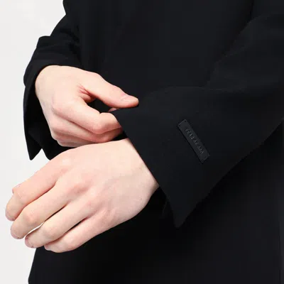 Fear Of God Wool Double-breasted Blazer In Black