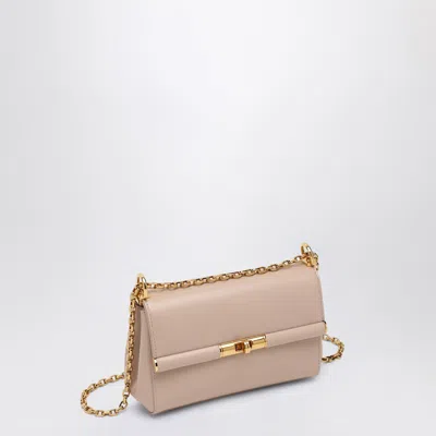 Dolce & Gabbana Small Powder Pink Shoulder Bag Marlene In Beige