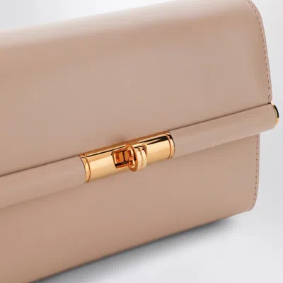 Dolce & Gabbana Small Powder Pink Shoulder Bag Marlene In Beige