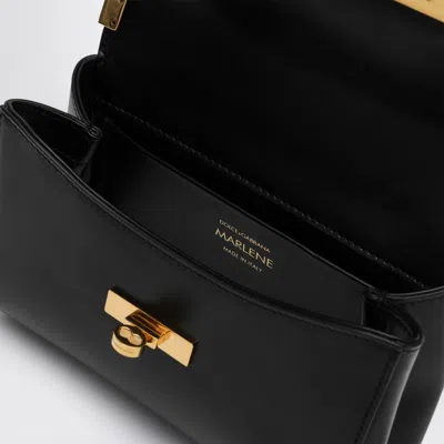 Dolce & Gabbana 'marlene' Black Shoulder Bag With Twist Lock In Black