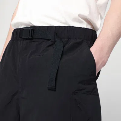 The North Face Black Bermuda Shorts In Nylon In Light Blue