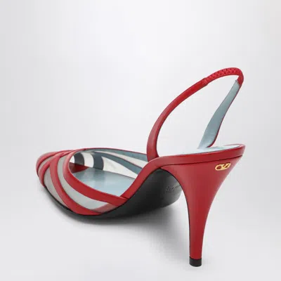 Valentino Slingback Pumps In Red
