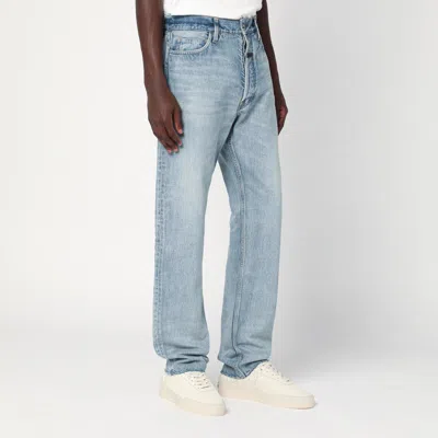 Fear Of God Straight 5 Pocket Jeans Light Blue In Light Blue