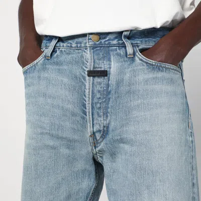 Fear Of God Straight 5 Pocket Jeans Light Blue In Light Blue