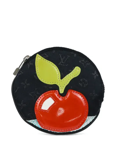 Pre-owned Louis Vuitton 2002 Conte De Fees Coin Wallet In Black