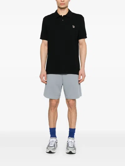 Ps By Paul Smith Ps Paul Smith Slim Fit Polo Shirt In Organic Cotton In Black