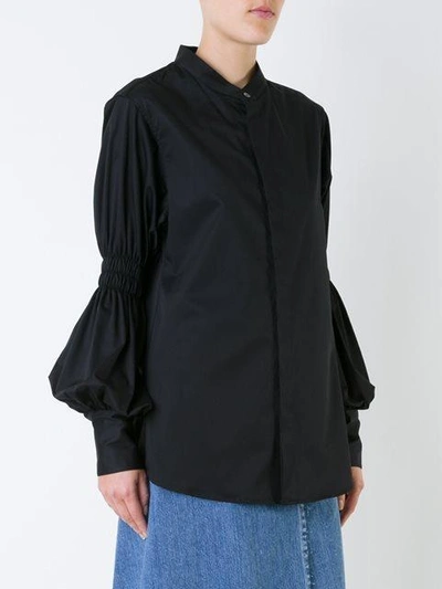 Shop Miharayasuhiro Maison Mihara Yasuhiro Puff Sleeves Shirt - Black