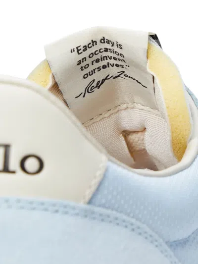 Polo Ralph Lauren Heritage Trainers In 蓝色