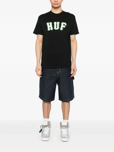 Huf T Shirts And Polos Black In Black