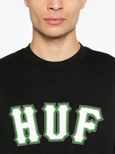 Huf T Shirts And Polos Black In Black
