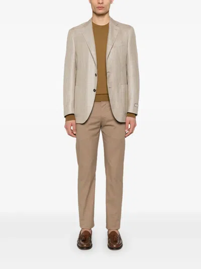 Canali Neutral Jackets In 中性色