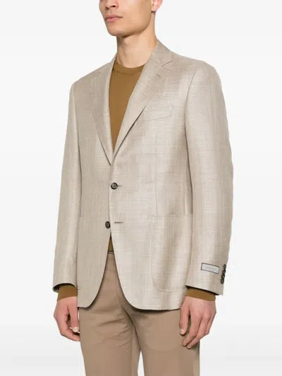 Canali Neutral Jackets In 中性色