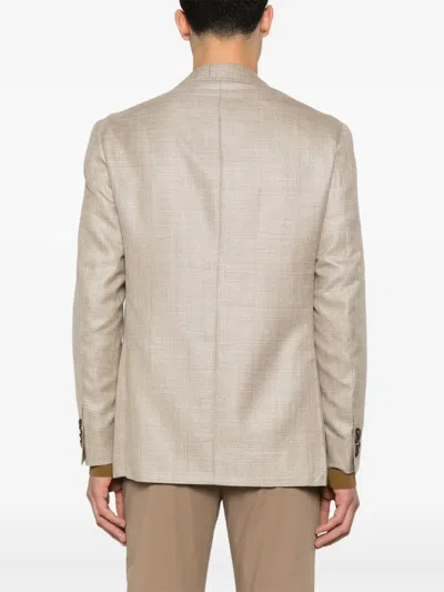 Canali Neutral Jackets In 中性色