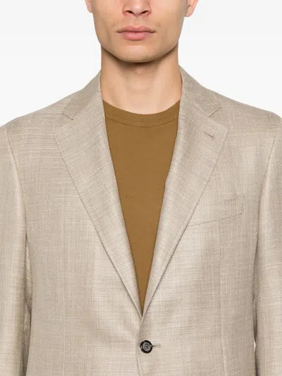 Canali Neutral Jackets In 中性色