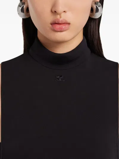 Courrèges Infinity Earrings In 银色