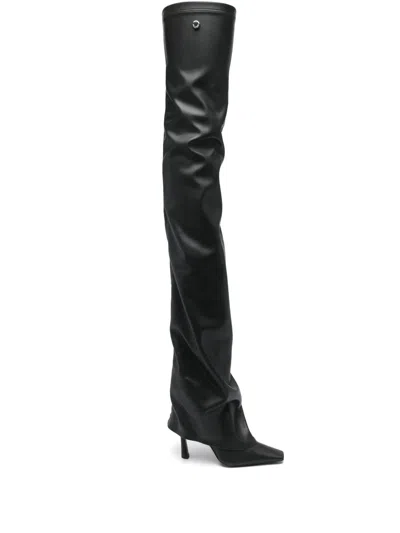 Attico ''robin Otk'' Thigh High Boots 95mm In Black