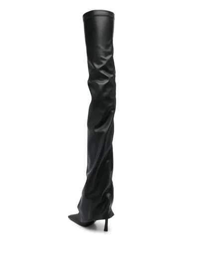 Attico ''robin Otk'' Thigh High Boots 95mm In Black