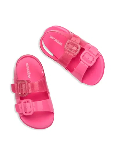 Mini Melissa Cozy Sandals In 粉色