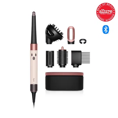 Dyson Airwrap I. D. Multi-styler And Dryer Curly+coily Ceramic Pink/rose Gold In Black