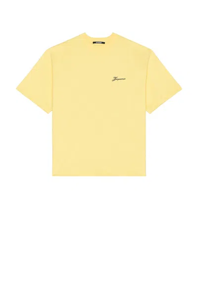 Jacquemus Le T-shirt Halteres In Neutral