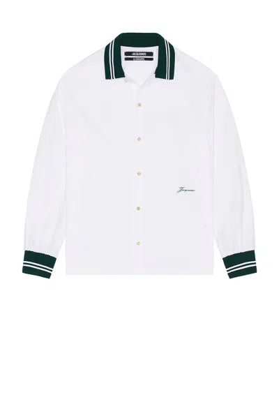 Jacquemus White Printed Logo Shirt