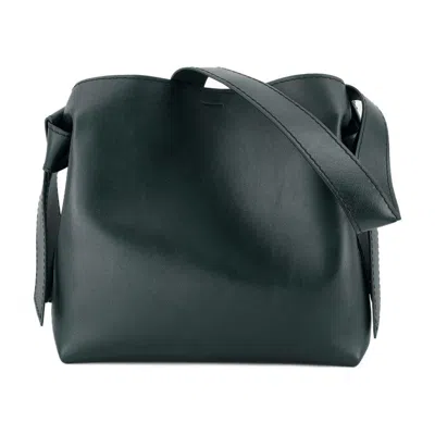Acne Studios Musubi Medium Shoulder Bag In Green
