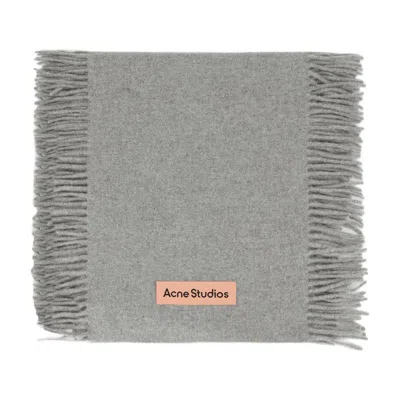 Acne Studios Fn Ux Scar000429 Scarf In Grey