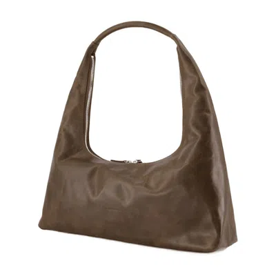 Margesherwood Large Leather Shoulder Handbag In Brown