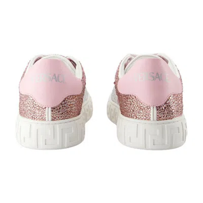 Versace "greca Sneakers With Gradient In White