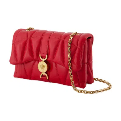 Versace Mini Sac Matelassé Kleio In Red