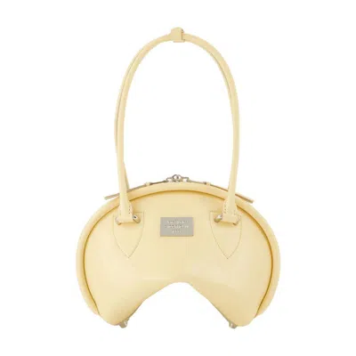 Acne Studios Bowlina Mini Shoulder Bag In Yellow