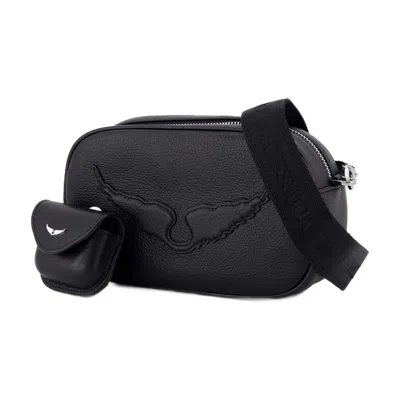 Zadig & Voltaire Zadig&voltaire Rock With You Crossbody In Black