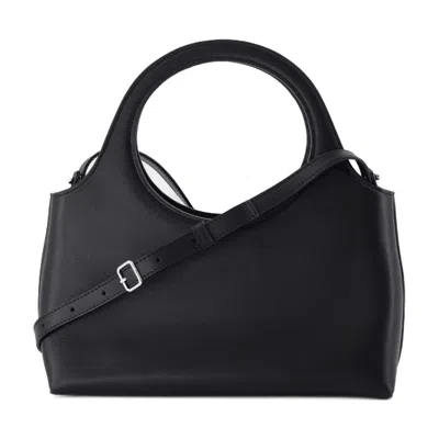 Courrèges Holy Day Leather Bag In Black