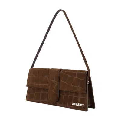 Jacquemus Le Bambino Long Shoulder Bag In Brown