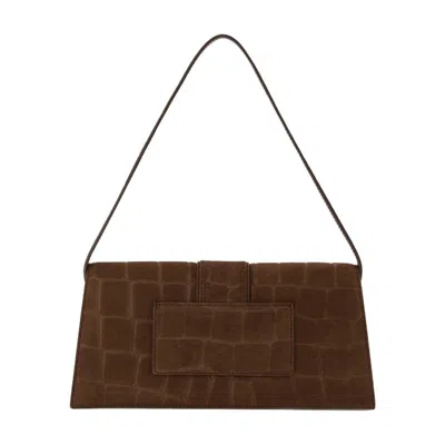 Jacquemus Le Bambino Long Shoulder Bag In Brown