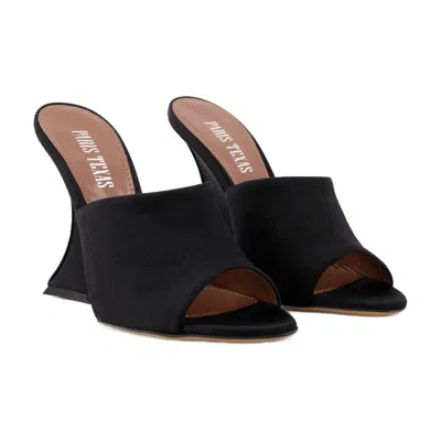 Paris Texas Nina Court Shoes In Black
