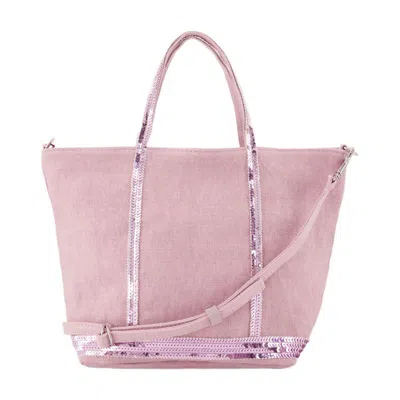 Vanessa Bruno Cabas S Shopper Bag - Linen - Pink In Pink