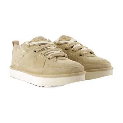 Ugg W Lo Lowmel Sneakers - Leather - Beige In Beige
