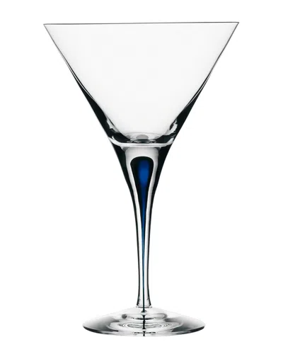 Orrefors Intermezzo Blue Martini In Blue