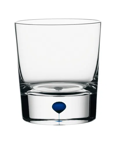 Orrefors Intermezzo Blue Double Old Fashioned Glass In Blue