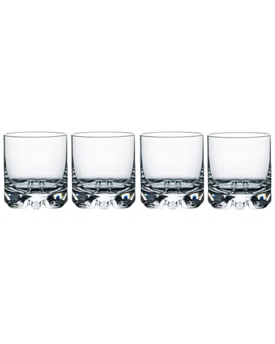 Orrefors Erik Set Of 4 Double Old Fashioned Glasses
