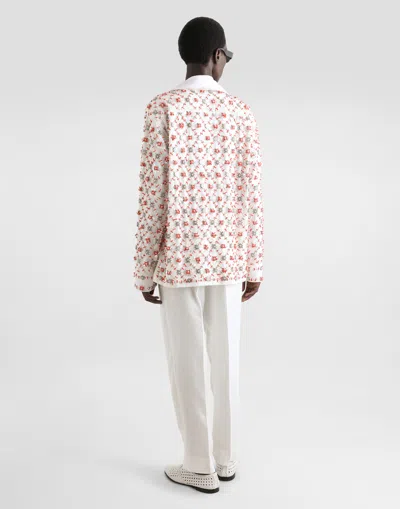 Dolce & Gabbana White Linen Shirt In White