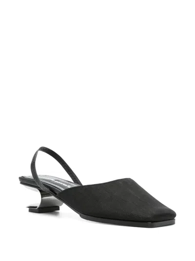 Nicole Saldaña 40mm Syd Mules In Black