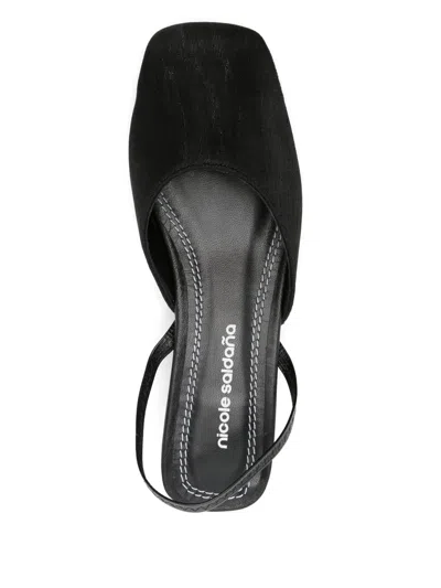 Nicole Saldaña 40mm Syd Mules In Black