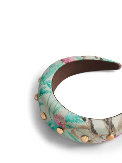 La Doublej Medici Headband In Grün