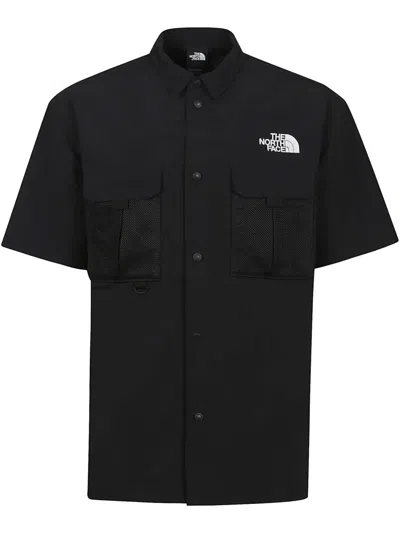 The North Face Black Nylon Shirt In Schwarz