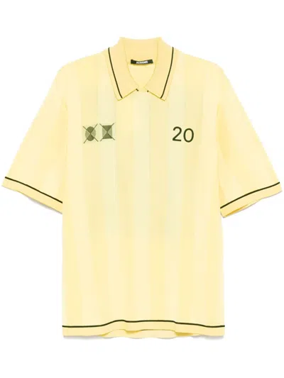 Jacquemus Le Polo Liga T-shirt In Yellow