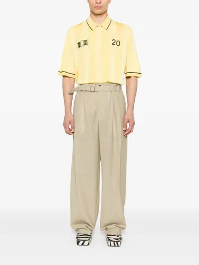 Jacquemus Le Polo Liga T-shirt In Yellow