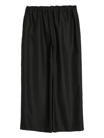 Comme Des Garçons Wool Trousers In Schwarz