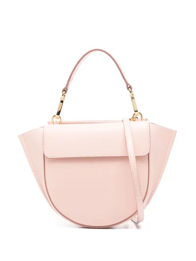 Wandler Womens Rose Petal Hortensia Mini Leather Top-handle Bag In Rosa